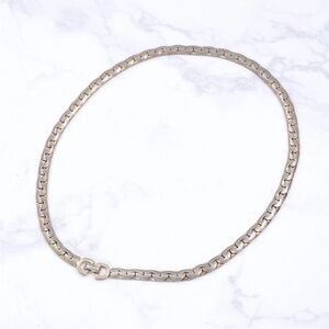 Christian Dior Vintage Patina Gold Plated  Necklace👝